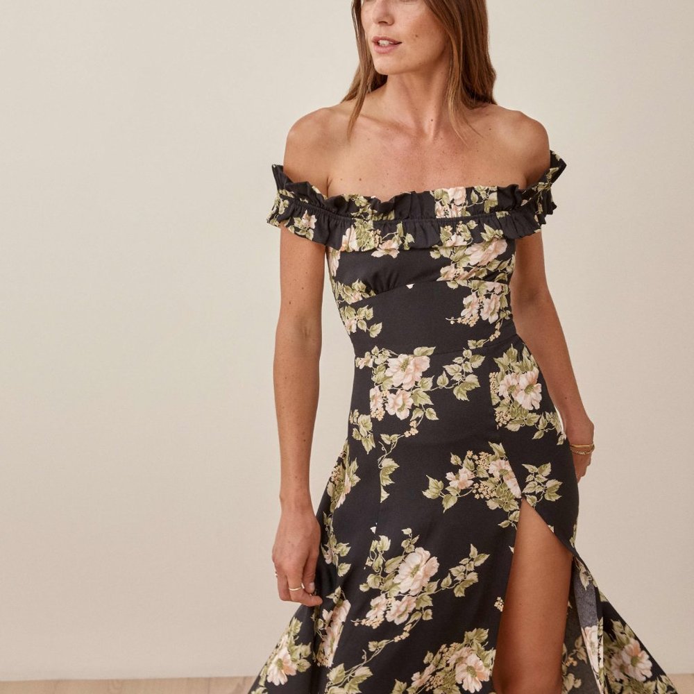 Like New | Reformation Izabel Dress Floral Print